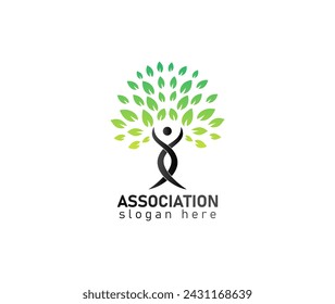 People Tree Logo Vektor-Illustration	