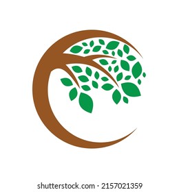 People Tree Vector Logo Design Template