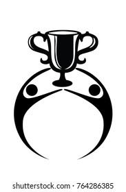 people with Trophy icon sign