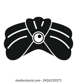 People turban icon simple vector. Costume desert. Attire traditional ethnic