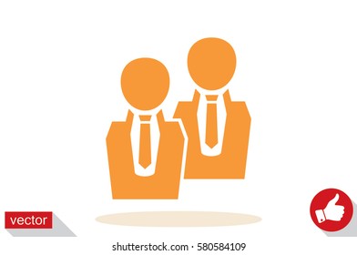 people two icon vector illustration EPS 10