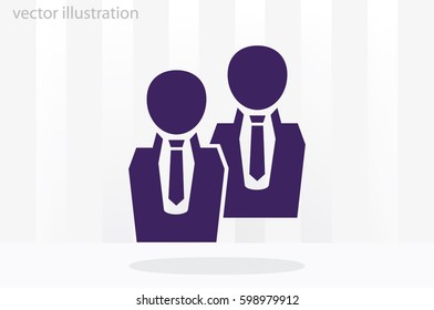 people two icon vector illustration EPS 10