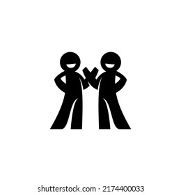 people unity together teamwork unity together icon symbol vector illustration