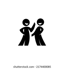 unidad de la gente juntos unidad de trabajo en equipo conjunto símbolo de icono ilustración vectorial