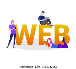 People use digital communicationst for developing and optimizing website and mobile website development.