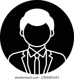 people- user- person- avatar- businessman- Glyph