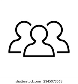 Icono vectorial de los usuarios