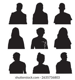 people users profile avatar silhouette