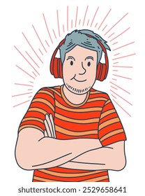 LAS Personas UTILIZAN AURICULARES PARA ESCUCHAR MÚSICA, ADECUADOS PARA SUS NECESIDADES DE DISEÑO