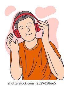 LAS Personas UTILIZAN AURICULARES PARA ESCUCHAR MÚSICA, ADECUADOS PARA SUS NECESIDADES DE DISEÑO