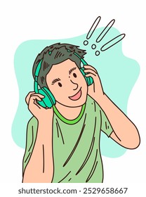 LAS Personas UTILIZAN AURICULARES PARA ESCUCHAR MÚSICA, ADECUADOS PARA SUS NECESIDADES DE DISEÑO