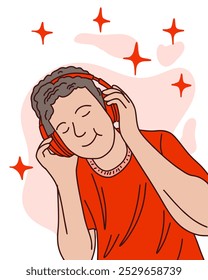 LAS Personas UTILIZAN AURICULARES PARA ESCUCHAR MÚSICA, ADECUADOS PARA SUS NECESIDADES DE DISEÑO