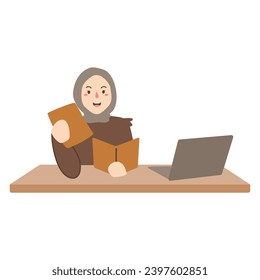 People Using a Laptop for Work at Home