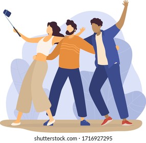 People using modern gadgets, electronic device technology, cartoon character play computer game, vector illustration. Augmented reality, everyday use of devices and gadgets. Payment card concept set