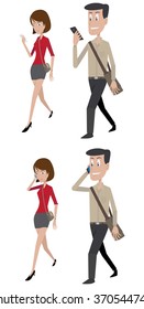 People using phone