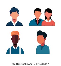 people of various kinds of characters,Hand drawn Vector illustration