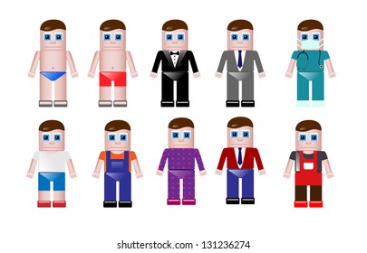 People in various uniform