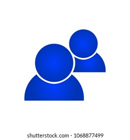 People vctor icon. vector illustration. flat style