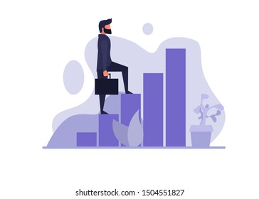 People vector with business theme.