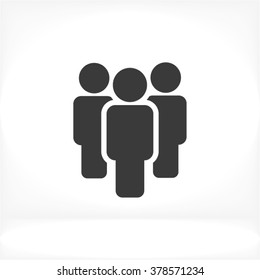 People vector icon - Shutterstock ID 378571234