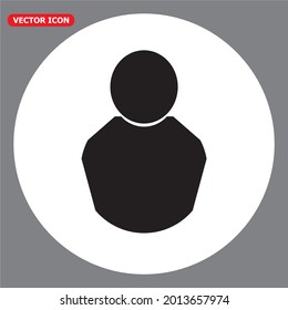 Icono de vector de personas. Diseño plano.EPS 10