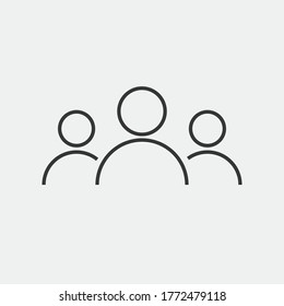people vector icon group teamwork