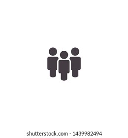 People Vector icon . Lorem Ipsum Illustration design