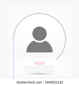 people Vector icon . Lorem Ipsum Illustration design