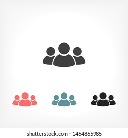 people Vector icon . Lorem Ipsum Illustration design