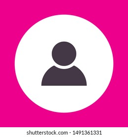 people Vector icon . Lorem Ipsum Illustration design