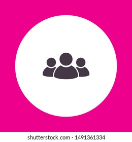 people Vector icon . Lorem Ipsum Illustration design
