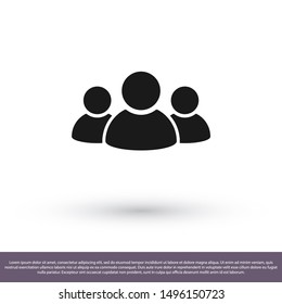 people Vector icon . Lorem Ipsum Illustration design