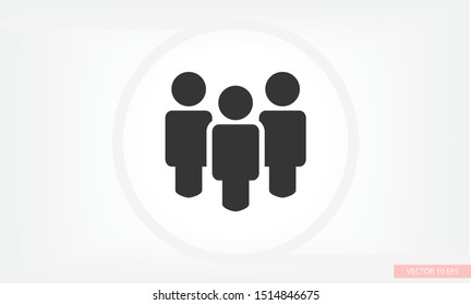 People Vector icon . Lorem Ipsum Illustration design