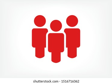 People Vector icon . Lorem Ipsum Illustration design