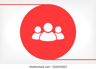 people Vector icon . Lorem Ipsum Illustration design