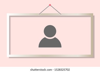 people Vector icon . Lorem Ipsum Illustration design