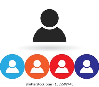 icono del vector de la gente. Diseño de ilustración de Lorem Ipsum