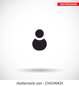 People vector icon , lorem ipsum Flat design