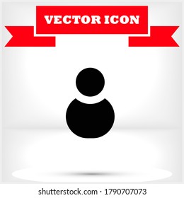 Menschen, Vektorsymbol, lorem ipsum Flaches Design