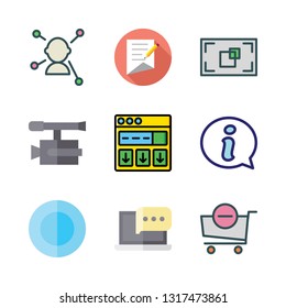 people vector icon set