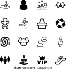 people vector icon set such as: leaf, id, achievement, logistic, image, ecology, nature, runner, palm, victory, message, exercise, fresh, protection, track, escalator, eco, parent, touch, marketing