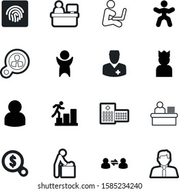 people vector icon set such as: surgeon, employer, stick, nobility, working, green, aid, paper, two, fingerprint, chair, arrow, body, boy, android, guy, property, architecture, a, bathroom, broker