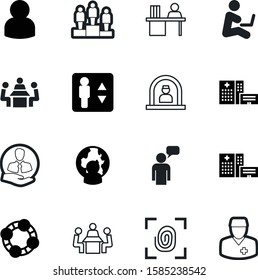 people vector icon set such as: community, admin, logo, victory, print, direction, practitioner, fingerprint, men, id, stethoscope, relationship, pedestal, assistance, award, first, talk, elevator