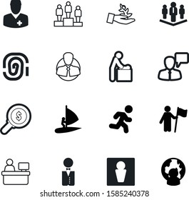 people vector icon set such as: platter, nursing, corporate, wind, chatting, idea, global, medical, computer, privacy, hygiene, protection, podium, cafe, tray, scan, workplace, map, retention, dinner