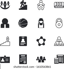 people vector icon set such as: conveyor, leadership, paper, pattern, adult, yoga, stethoscope, interface, doctor, arrangement, organizational, dna, colorful, app, hairstyle, production, weights