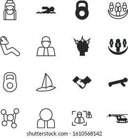 people vector icon set such as: friendship, resources, frustration, round, hand, migraine, vacancy, doctor, pictogram, magnifying, action, hire, brain, wave, holiday, lady, cooperation, shake, medic