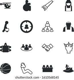 people vector icon set such as: handicapped, stethoscope, vacation, rocking, game, tree, profession, photo, agreement, factory, stretching, phone, support, engineering, logo, orange, wave