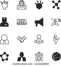 people vector icon set such as: friendship, surgeon, speech, control, search, tree, illness, contract, hand, yoga, stethoscope, transportation, ball, body, sick, migraine, vacancy, object, gym