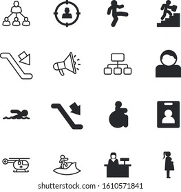 people vector icon set such as: reception, wetsuit, disable, visitor, hair, diabetes, surfer, handicapped, head, workout, targeting, plastic, room, outline, muscle, disability, goals, pass, speech