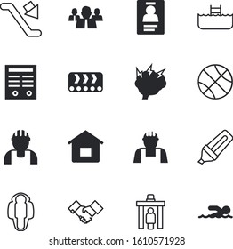 people vector icon set such as: fun, conveyor, green, passenger, robot, staircase, big, tag, cooperation, long, approval, joy, guest, stamp, conceptual, arrangement, school, career, contact, walk